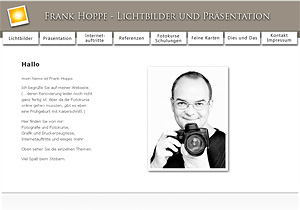 Webseitenbastler Frank Hoppe